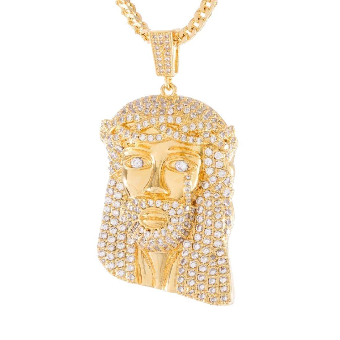 King Ice Jesus Necklace - GOLD